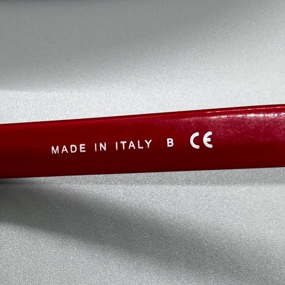 Authentic Chanel Colorful Blue/Red Rainbow Logo Oversized Frame Sunglasses 5138 - Picture 6 of 16